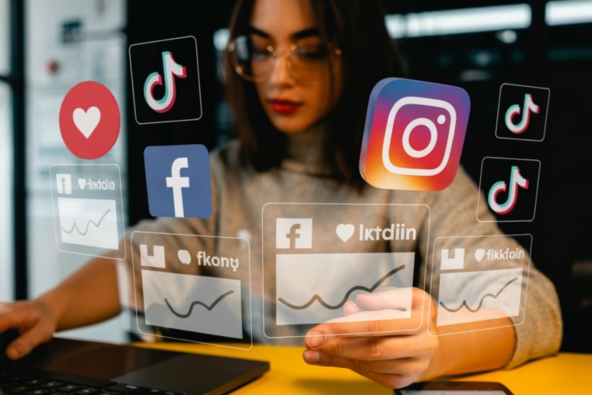 Contenu social + Montage vidéo